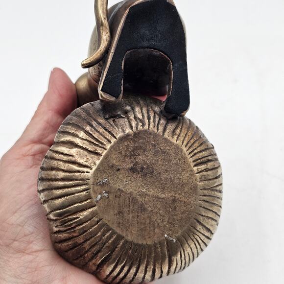 VTG SPI San Francisco Brass Cat Kitty Lotus Flower Trinket Dish Candle Holder - Picture 10 of 10